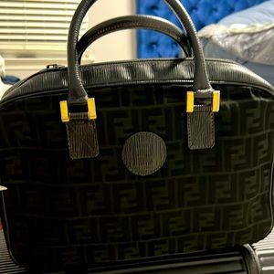 Black Fendi handbag